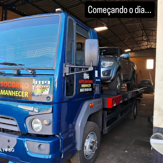Guincho Amanhecer em remoção na oficina